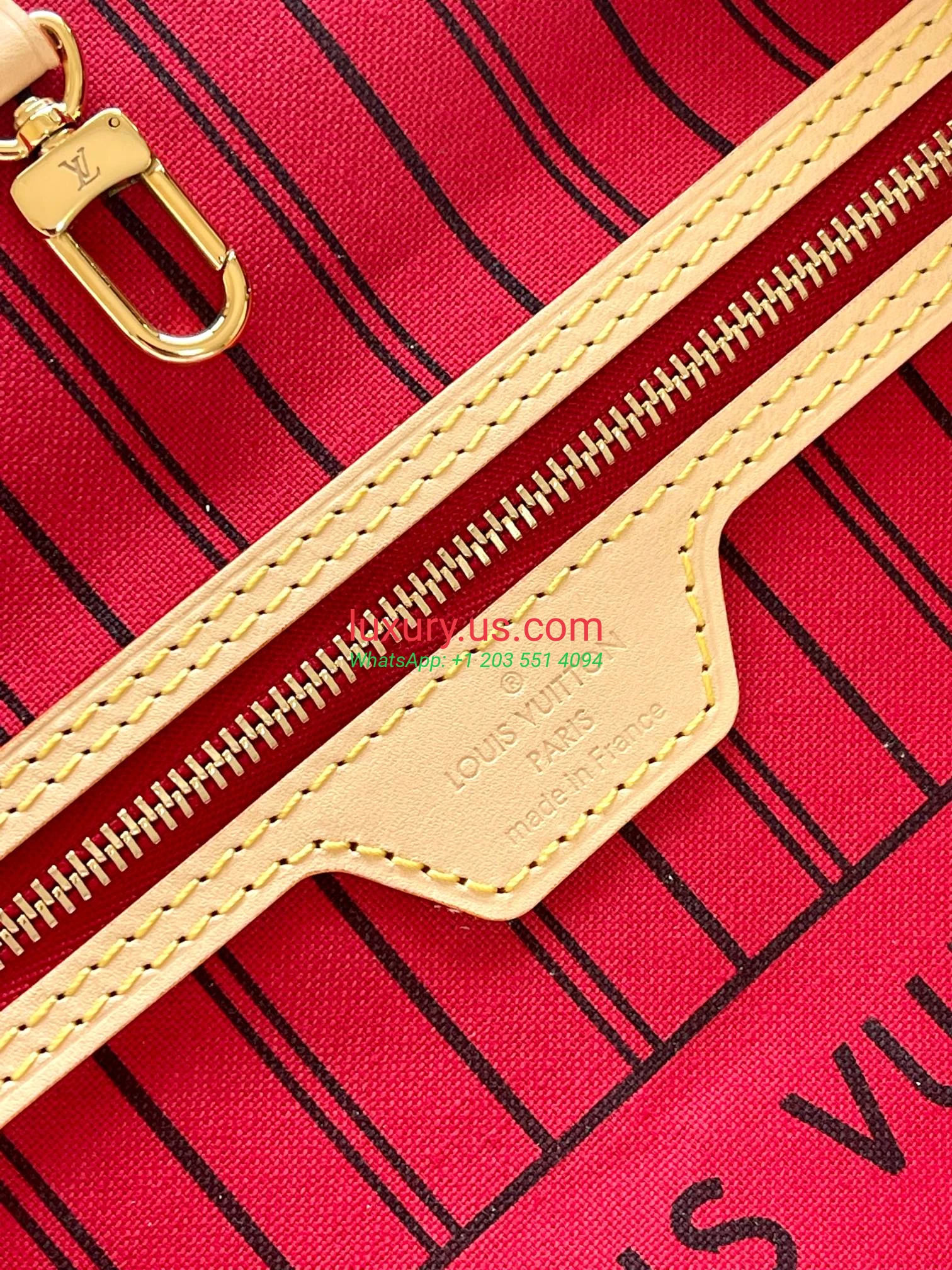 LOUISVUITTON Neverfull M12096 31x28x14 cm Dynamic Red and White - Replica Bag high-quality replicas, exquisite design, perfect details. LOUISVUITTON Neverfull M12096 31x28x14 cm Dynamic Red and White - Replica Bag high-quality replicas, exquisite design, perfect details.