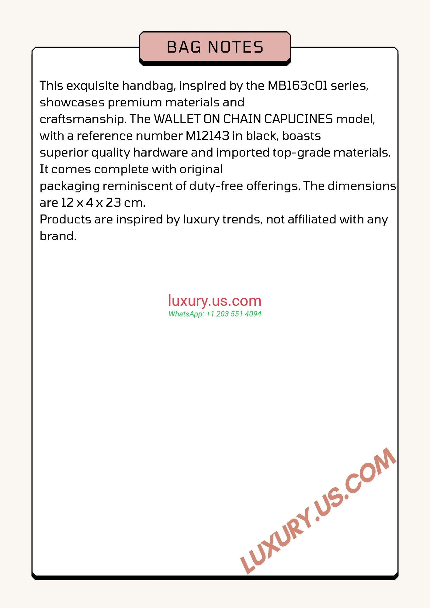 Louis Vuitton Capucines M12143 12x4x23 cm Black - Replica Bag high-quality replicas, exquisite design, perfect details.