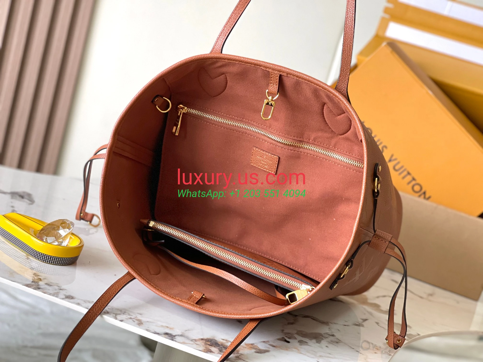 LOUISVUITTON Neverfull M12605 31x28x14 cm Caramel - Replica Bag high-quality replicas, exquisite design, perfect details. LOUISVUITTON Neverfull M12605 31x28x14 cm Caramel - Replica Bag high-quality replicas, exquisite design, perfect details.