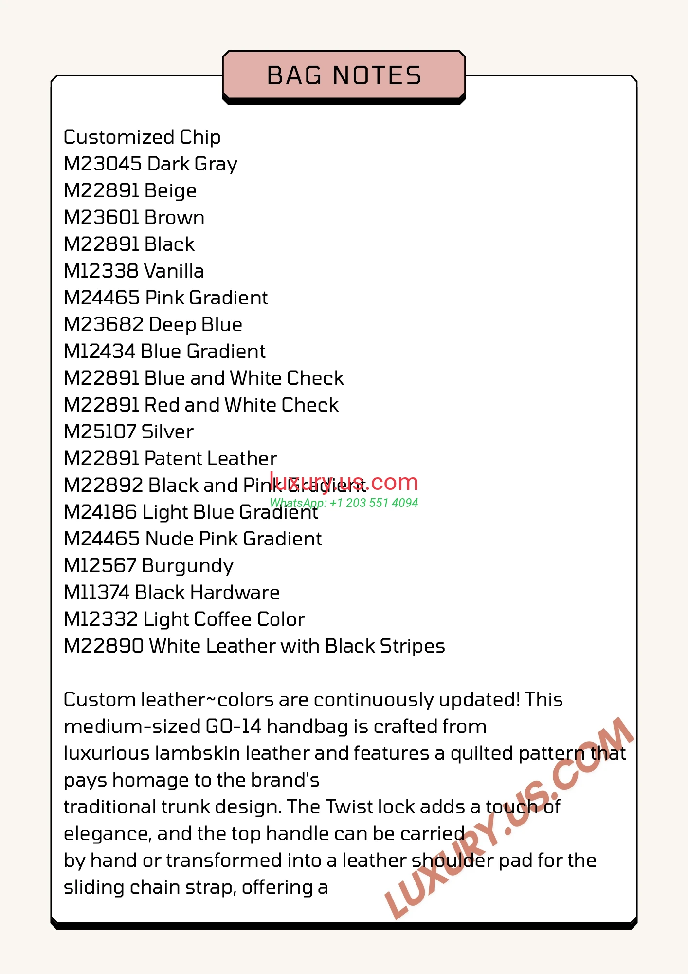 Louis Vuitton Twist M22891 FullBlack 23x16x10 cm - Replica Bag high-quality replicas, exquisite design, perfect details.