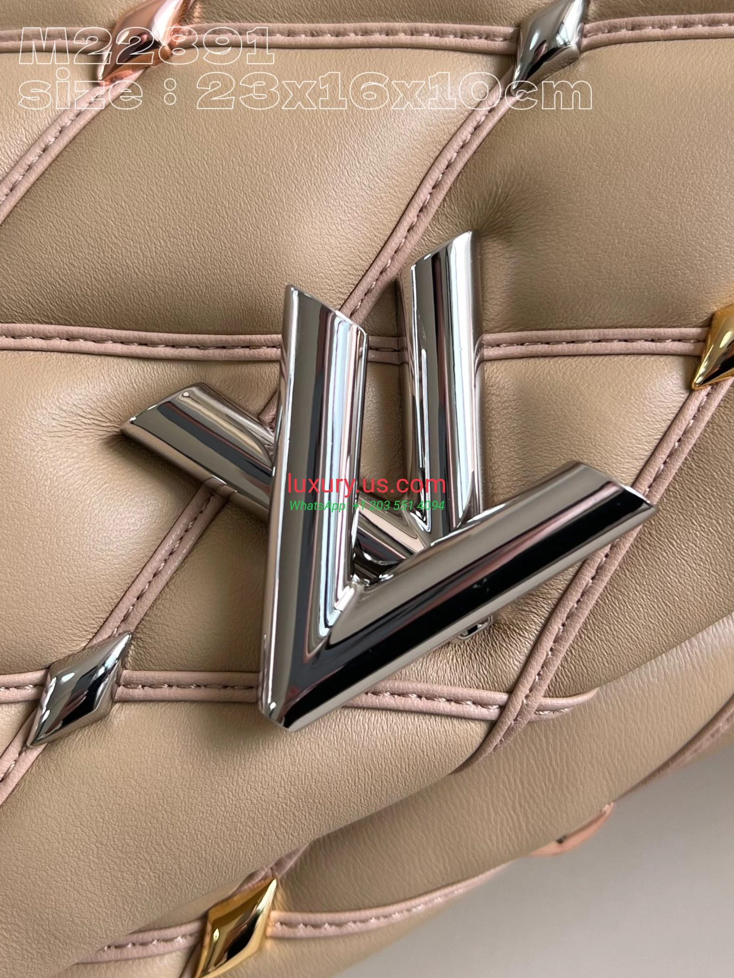 Louis Vuitton Twist M22891 23x16x10 cm Beige - Replica Bag high-quality replicas, exquisite design, perfect details. Louis Vuitton Twist M22891 23x16x10 cm Beige - Replica Bag high-quality replicas, exquisite design, perfect details.