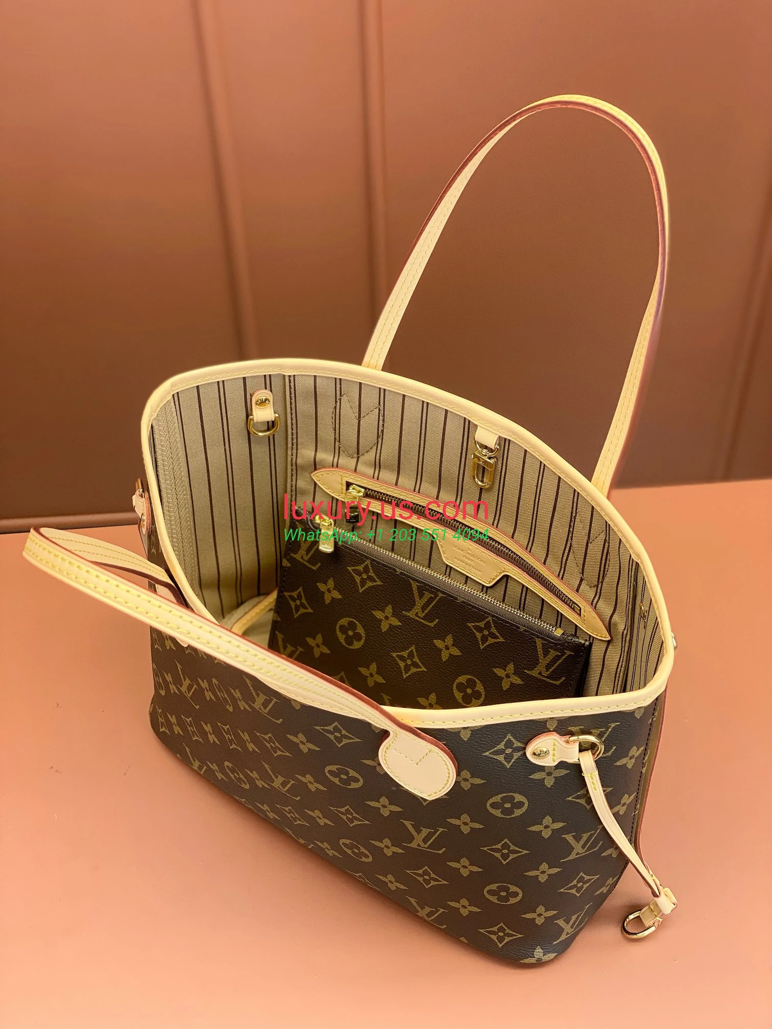LOUISVUITTON Neverfull M41245 29x21x12 cm Beige - Replica Bag high-quality replicas, exquisite design, perfect details. LOUISVUITTON Neverfull M41245 29x21x12 cm Beige - Replica Bag high-quality replicas, exquisite design, perfect details.